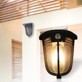 European Retro Courtyard Decorative Lighting Solar Wall Lamp