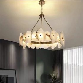 Creative Marble Chandelier For The Living Room And Bedroom Lighting