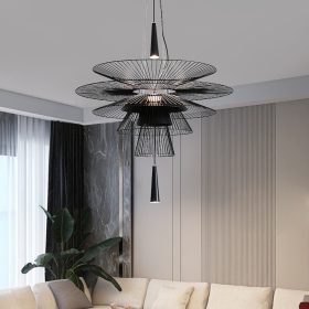 Dining Room Chandelier Minimalist Creative Hollow Art Lighting
